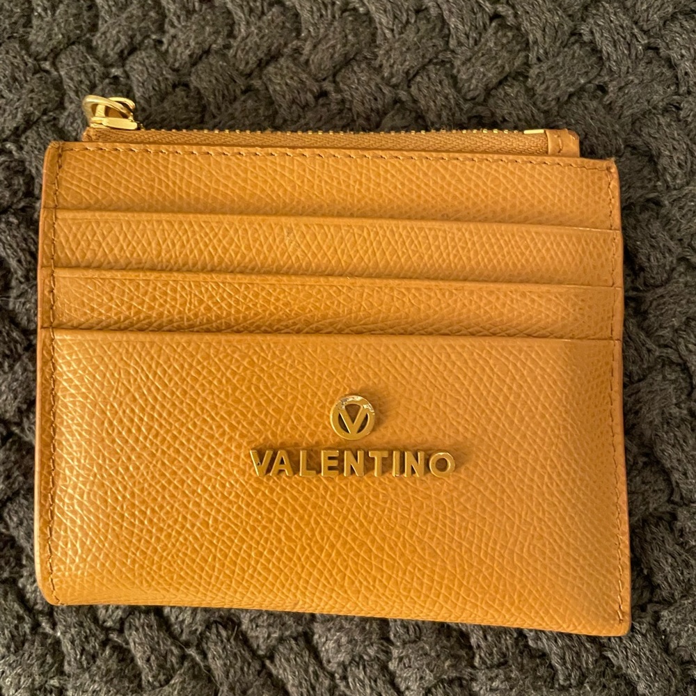 Valentino Tan Card Wallet